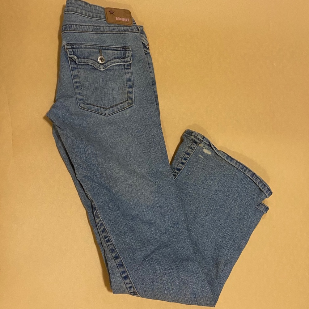 Bubblegum Y2K Flare Jeans